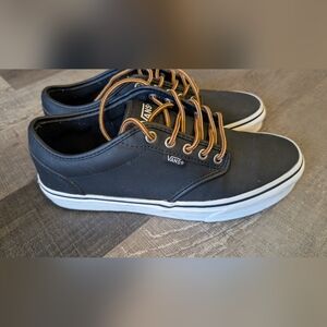 Vans Men's Black Sneakers Leather